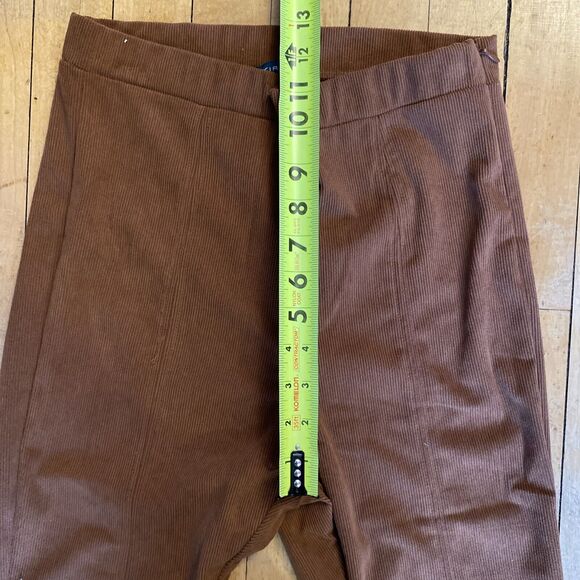 Kirious Corduroy Pants Women’s Size Small Stretch Skinny Slit Bottom Side Zip - Picture 5 of 15